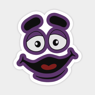 grimace mcdonalds Purple cartoon Meme Magnet