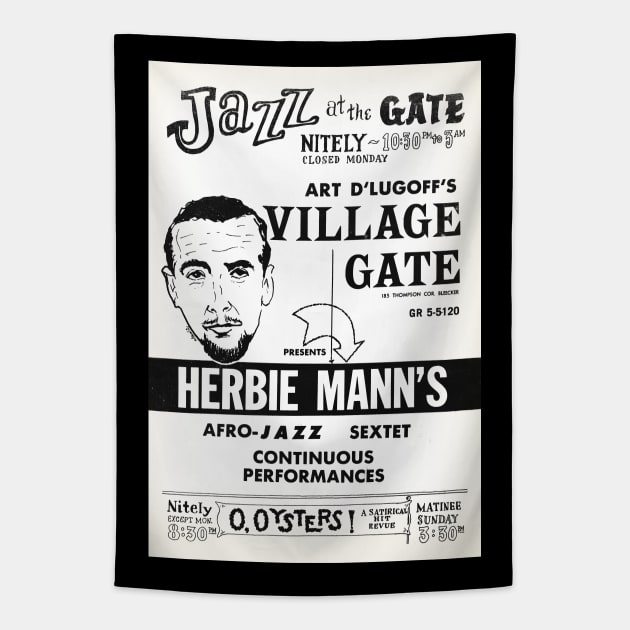 Herbie Mann - Comin Home Baby - Village Gate - 1961 Tapestry by info@secondtakejazzart.com