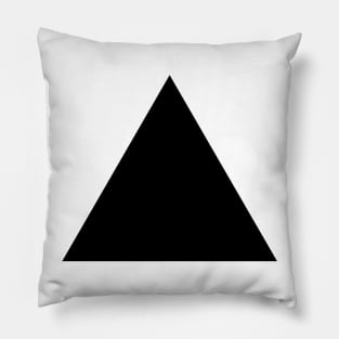 Black Triangle Pillow