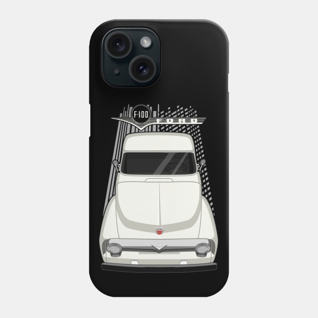 Ford F100 2nd gen - Colonial White Phone Case by V8social