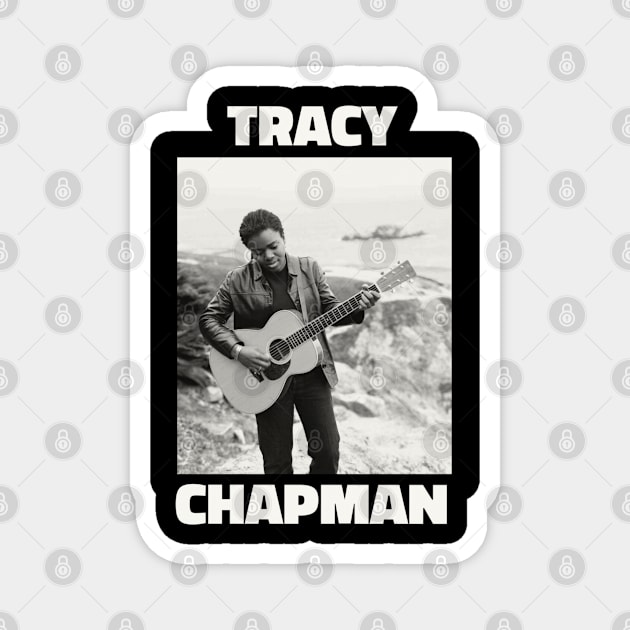 Tracy Chapman Magnet by PlokadStories