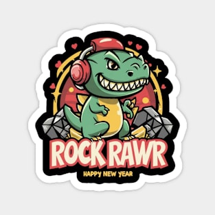 Rock rawr Magnet