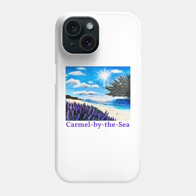 Carmel Beach Phone Case by EdiMatsumoto