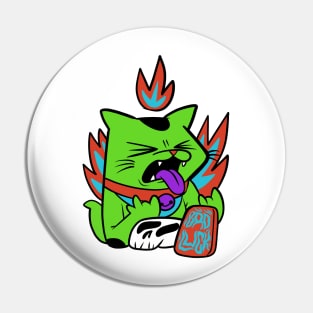 Mean Cats Pin