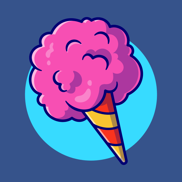 Cotton Candy Floss Cartoon by Catalyst Labs