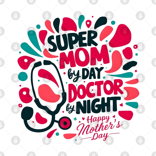 Super mom By Day Doctor By Night Happy mother's day | Mother's day | Mom lover gifts by T-shirt US