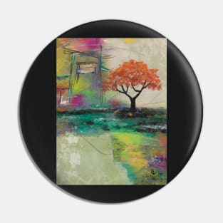 Casa de Campo country landscape with flamboyant tree Pin