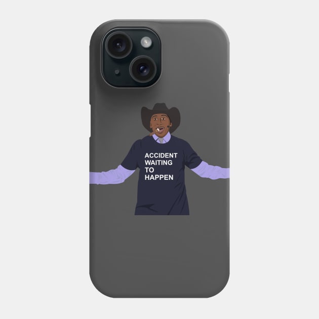 Accident Waiting To Happen Phone Case by Threetothadome