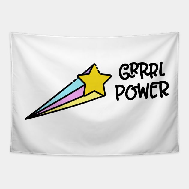 Girl Power Tapestry by Pulpixel