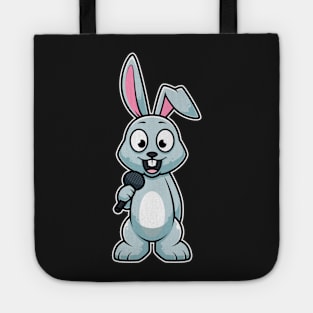 Rabbit Sing Karaoke Kids Kawaii Neko Anime design Tote