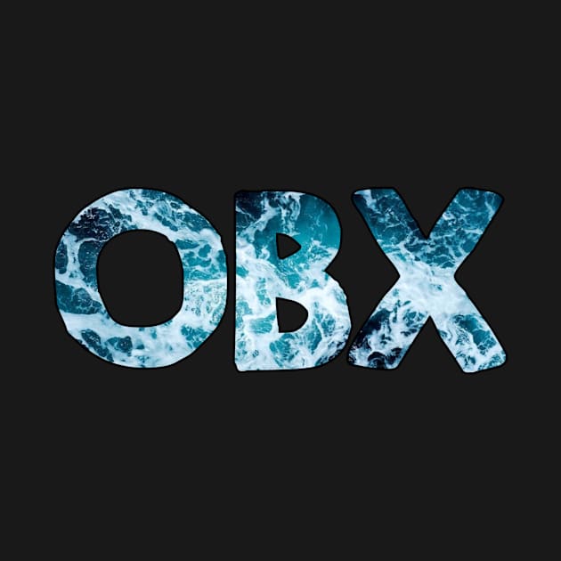 OBX- outerbanks ocean typography by digitalsbyannnn