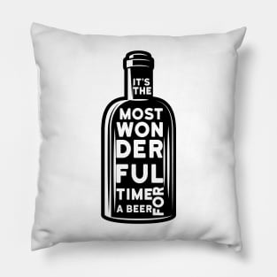 Most Wonderful Time for a Beer Pillow