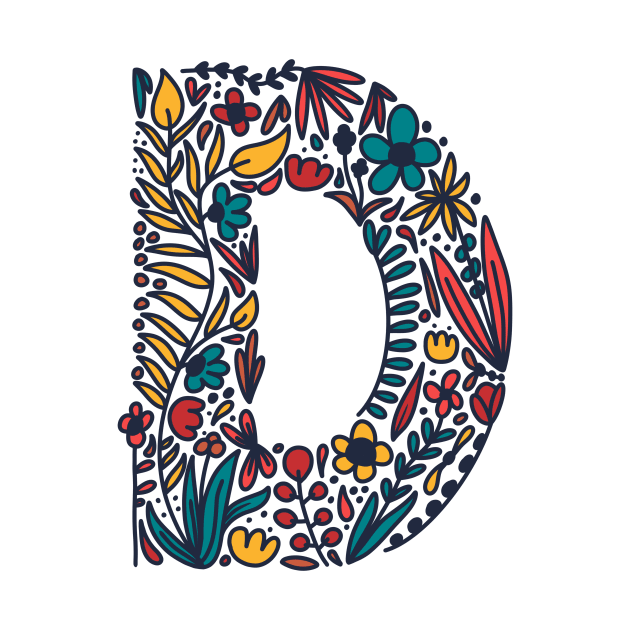 Tropical Letter D by Cascade Patterns