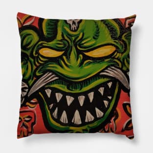 tribal cannibal Pillow