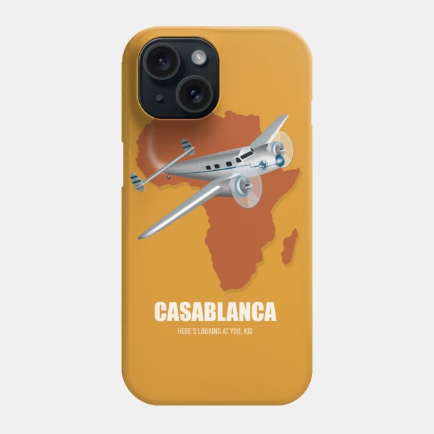Casablanca - Alternative Movie Poster Phone Case by MoviePosterBoy