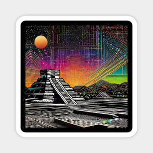 Psychedelic Apocalypse Eclipse Dreams 110 Magnet