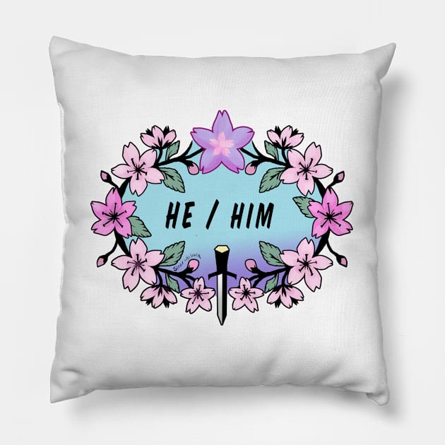 HE/HIM Pillow by swinku