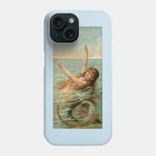 Mermaid Frolicking in the Ocean Phone Case