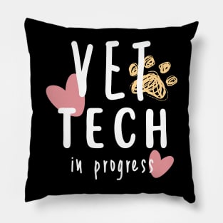 Veterinary technician Vet tech in progress Pillow