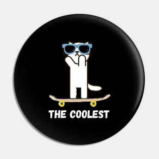 The Coolest Cat Pin