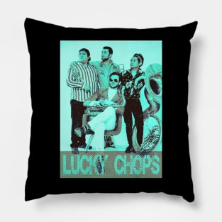 Solarize Illustrations - Lucky Chops Pillow