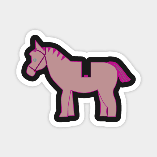 Interpretation of a Minifig Horse Magnet