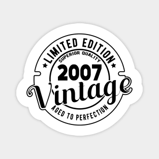 2007 VINTAGE - 14Th BIRTHDAY GIFT Magnet