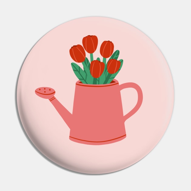 Watering can with flowers Pin by rafaelaper