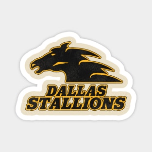 Defunct Dallas Stallions Roller Hockey Magnet