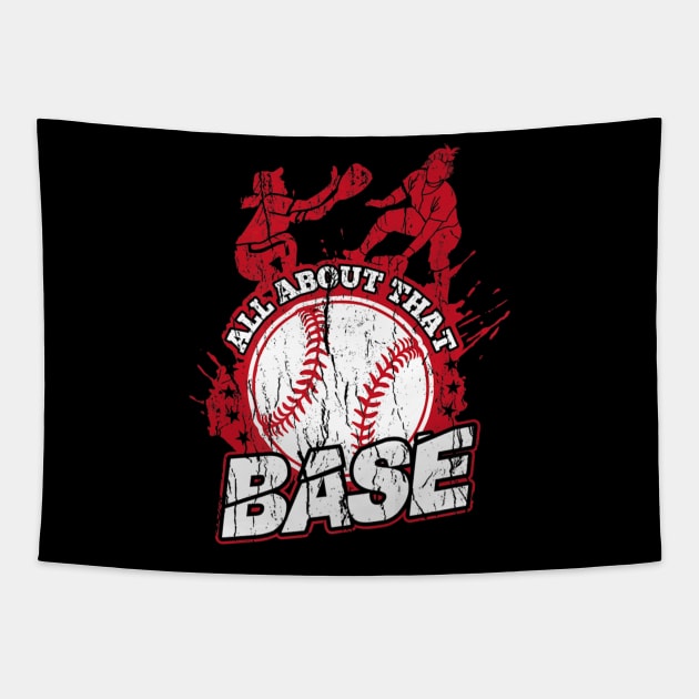 Base Softball Player Tapestry by Magic Ball