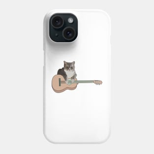 Cat Play Guitar Phone Case