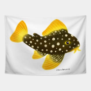 Golden Nugget Pleco Fish Tapestry