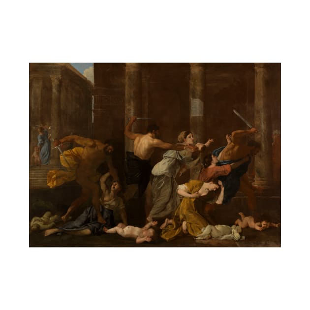 Massacre of the Innocents by Nicolas Poussin by Classic Art Stall