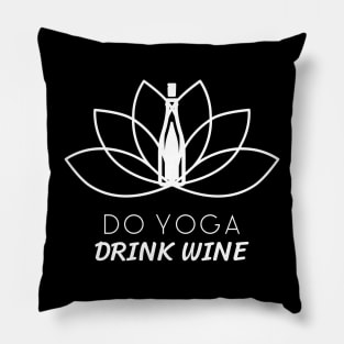 Do Yoga Drink Wine Pillow