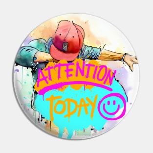 Attention today is Hiphop! Pin