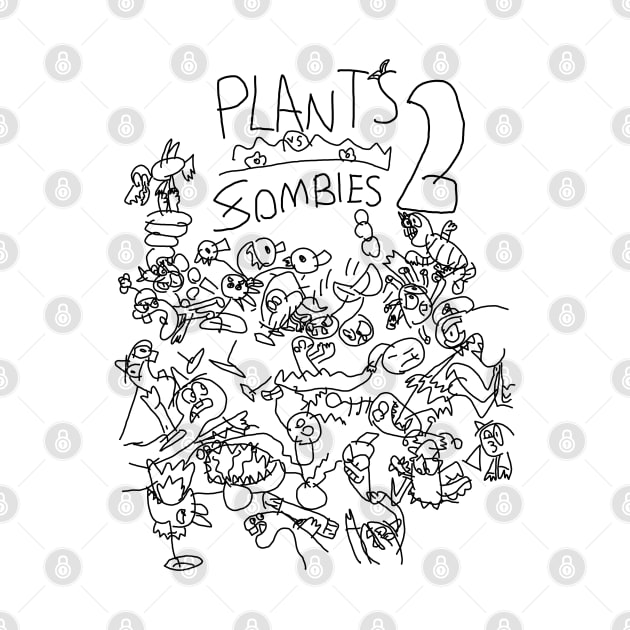 Plants vs Zombies Doodle Up by kenzox78