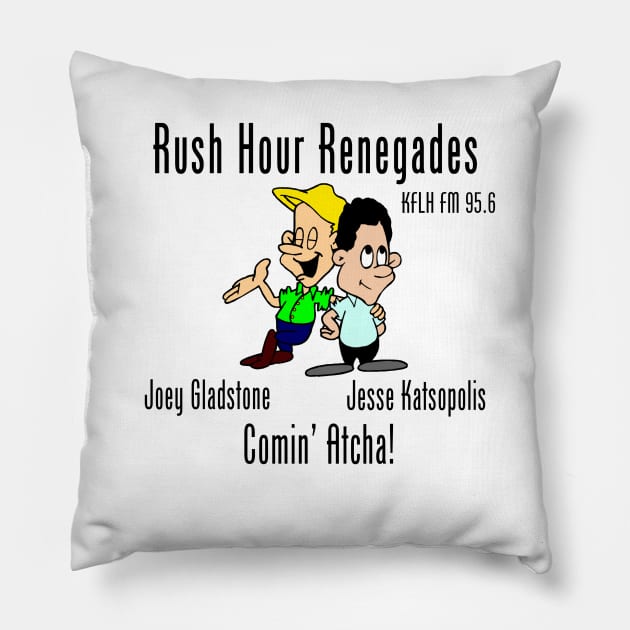 Rush Hour Renegades Pillow by klance