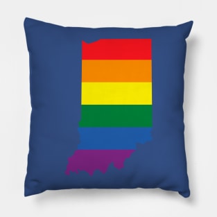 Indiana state LGBT Pride Pillow