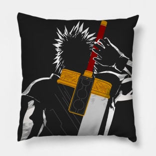 Zack Buster Black Pillow