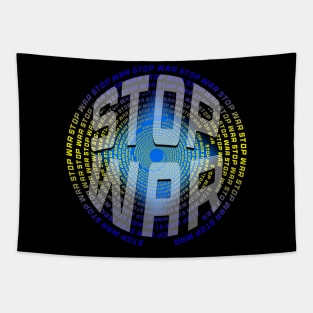 STOP WAR I STAND WITH UKRAINE Tapestry