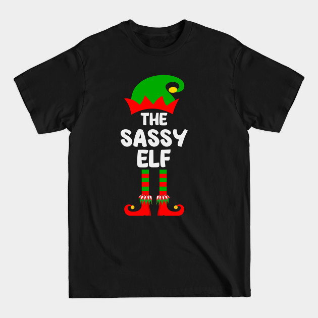 Discover Sassy Elf Matching Family Group Christmas Party Pajama - Sassy Elf - T-Shirt