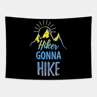 Mountains Hiking Tapestry