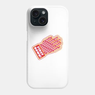 First Down Chiefs! Phone Case