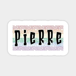 LGBTQ PATTERN AMERICA PIERRE Magnet