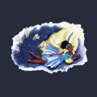 Tooth Fairy in Flight - watercolour illustration T-Shirt