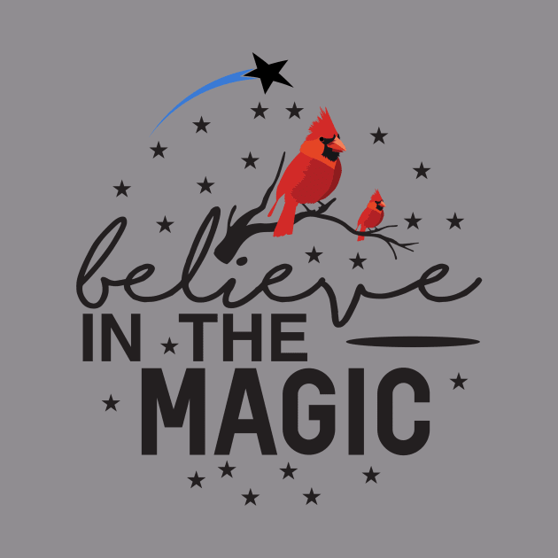 Believe in the Magic Cardinal by SWITPaintMixers