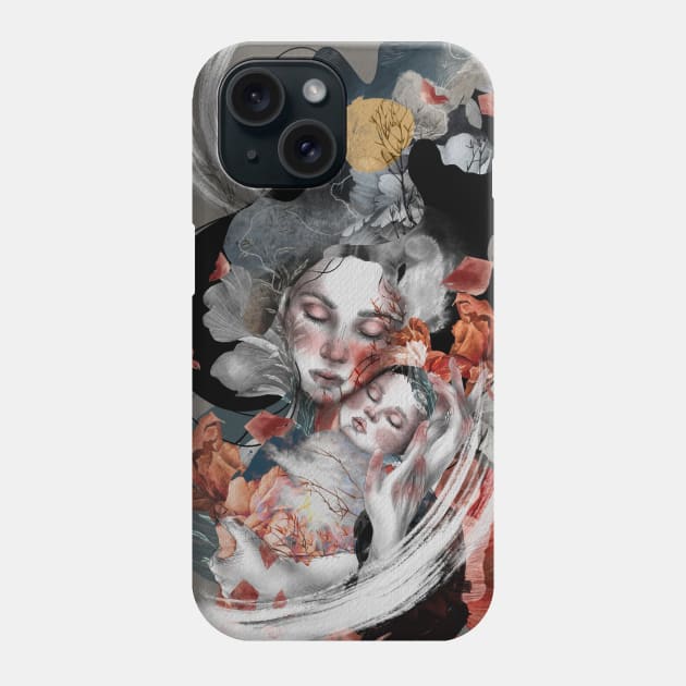 Mother Child Phone Case by pollyannadart