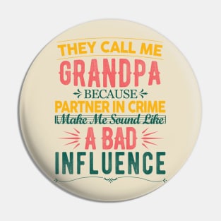 They call me grandpa gift Vol.03 Pin