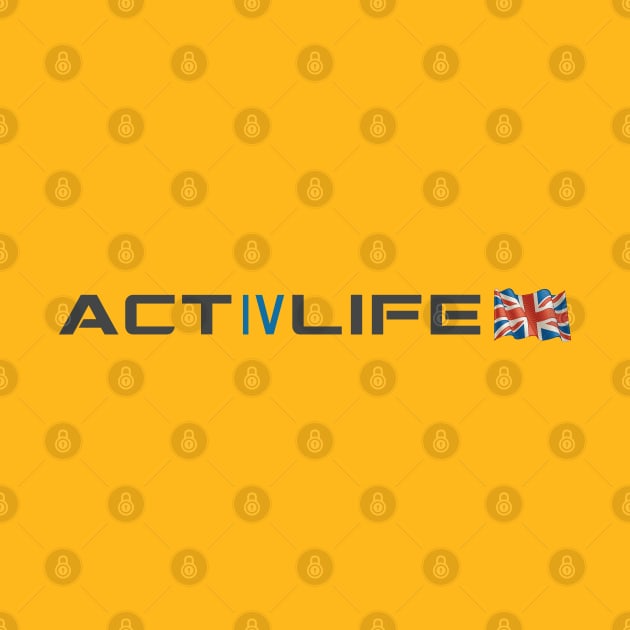 Assured Outfit by Activlife Wear UK United Kingdom Flag Tagline Logo Sports Branding by ActivLife