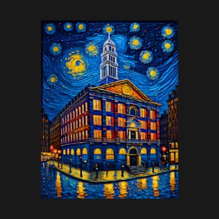 Faneuill hall in starry night T-Shirt